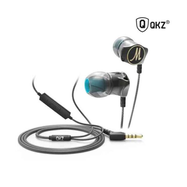 QKZ DM7 Zinc Alloy In Ear HiFi Earphone Stereo Bass Headset - Image 2
